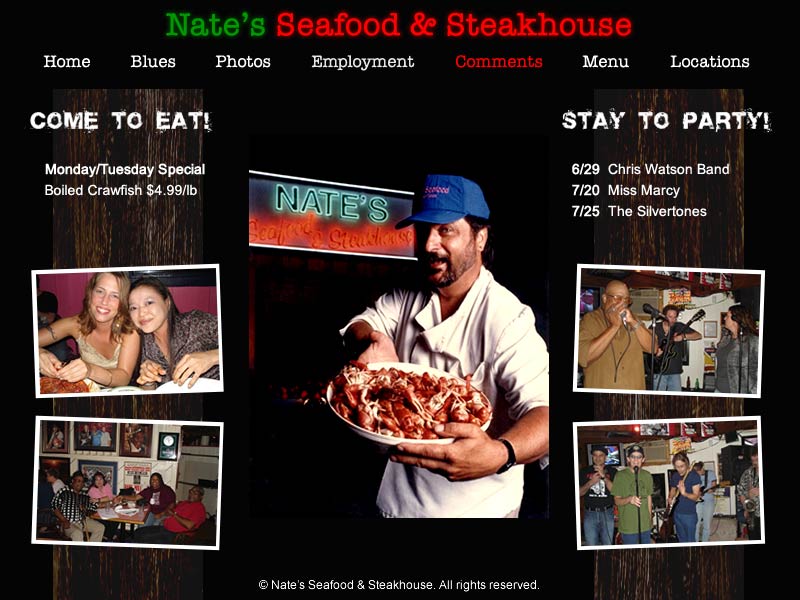 PolosGroup Portfolio Nate's Seafood & Steakhouse